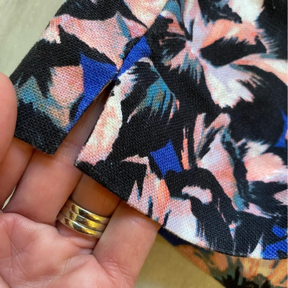 J. Crew Woven Vibrant Colorful Floral Chino Bermuda 3” Inseam Shorts, women’s 2